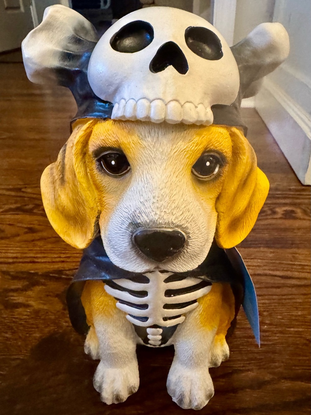 Beagle Halloween Dog Skeleton Figurine